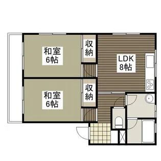 第二高橋ビル(草津南1丁目)【2階】の間取り