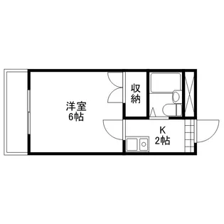 ニューライフ曙【4階】の間取り