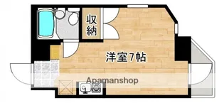 ライトシティ佐伯【7階】の間取り