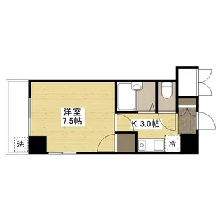 ルネッサンス富士見町【401号室】の間取り