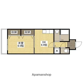 CUBICLE・F【4階】の間取り