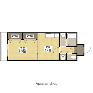 CUBICLE・F【2階】の間取り