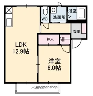 パストラルA【2階】の間取り
