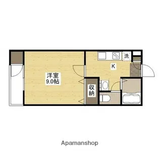アピア松井【1階】の間取り