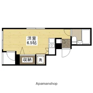 シャトレ天神【5階】の間取り