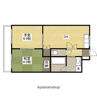 西田ビル【4階】の間取り