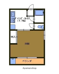 エーデル東千田【2階】の間取り