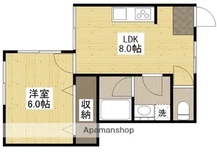 サニーテラス松川【5階】の間取り