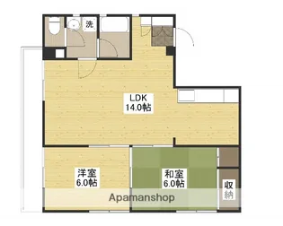 大下屋ビル【4階】の間取り