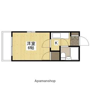 カームマンション【3階】の間取り