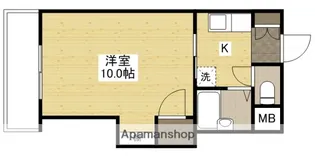 デュウオコート富士見【7階】の間取り