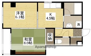 AXIS榎町【2階】の間取り