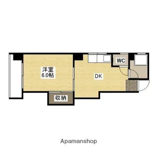 第3片山ビル【4階】の間取り