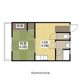 泉コーポ【2階】の間取り