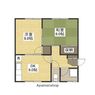 三宅第一アパート【2階】の間取り