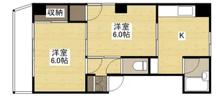 下田ビル【4階】の間取り