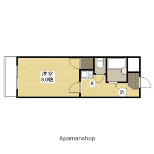 リバーシティー・オガワ【4階】の間取り