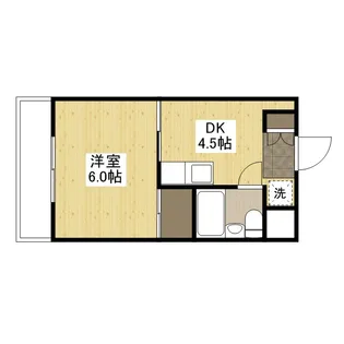 第2山中ビル【5階】の間取り