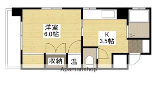 的場ハイツ【3階】の間取り