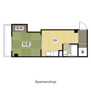 岡ビル【302号室】の間取り