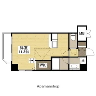 グランドポレストーネ竹屋【13階】の間取り