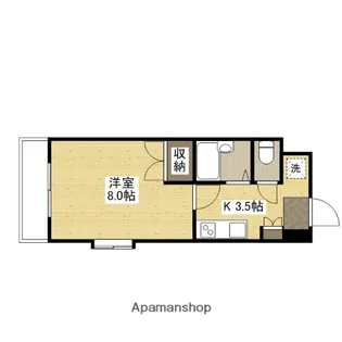 フラーリッシュ岡本【2階】の間取り