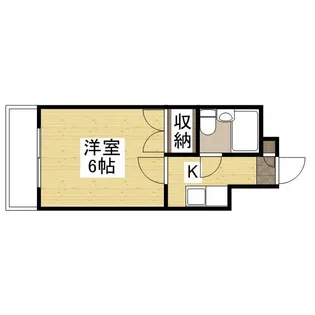 房尾本店2丁目ビル【604号室】の間取り