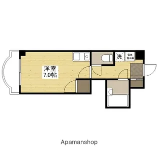 セントラルリバー祇園【5階】の間取り
