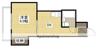 第1片山ビル【6階】の間取り