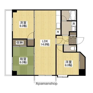 クレアテラ五日市(旧センチュリー相原)【8階】の間取り
