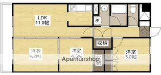 リバーサイド大須賀【2階】の間取り