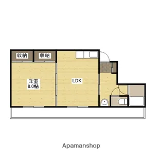 ピースパーク本川【7階】の間取り