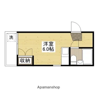 粟屋ビル【2階】の間取り