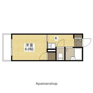 リバーシティ五日市【2階】の間取り