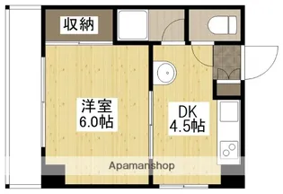 日吉ハイム【4階】の間取り