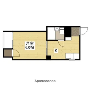 コーポラス寺町【5階】の間取り