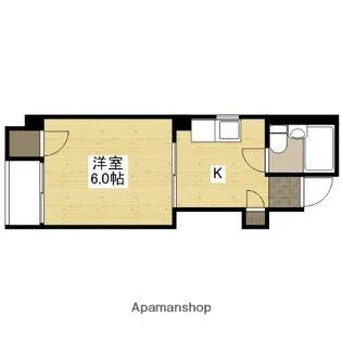 コーポラス寺町【5階】の間取り