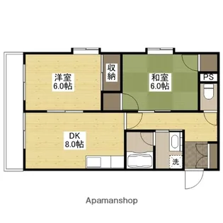 ゲートアキ【3階】の間取り