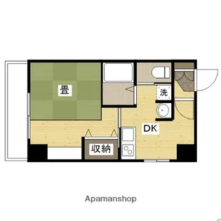 QUEELE SEIKI【6階】の間取り