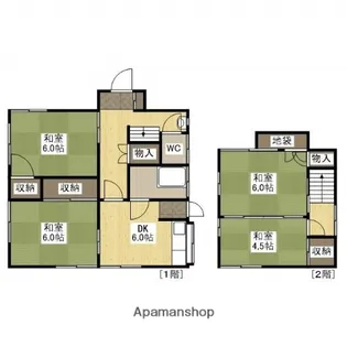 広島県広島市佐伯区屋代2丁目【一戸建】の間取り