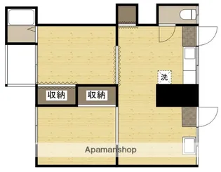 沖美荘【2階】の間取り