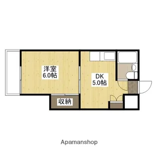 ウインドー古市【2階】の間取り