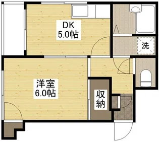 フラット光町【2階】の間取り