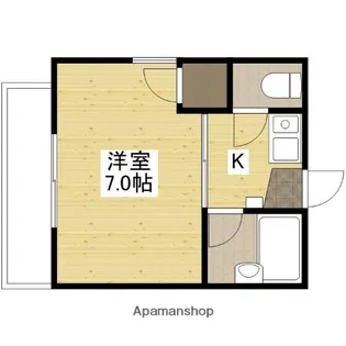 サバービア山根【2階】の間取り