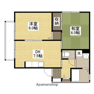 セジュール隅田【1階】の間取り