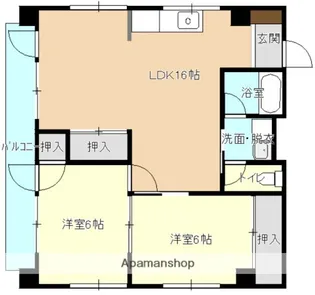 春山ビル【2階】の間取り