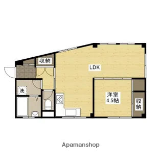 リスタ落合(旧オオツボビル)【3階】の間取り