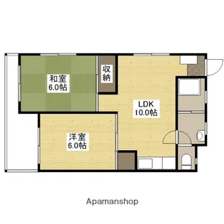 冨田ビル【4階】の間取り