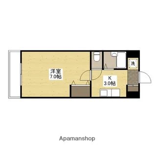 サンスクエア大芝【3階】の間取り