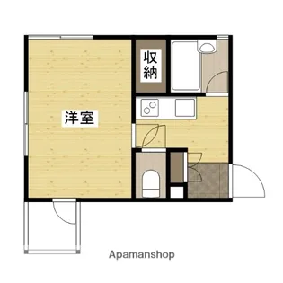 ロジュマン宇品【1階】の間取り